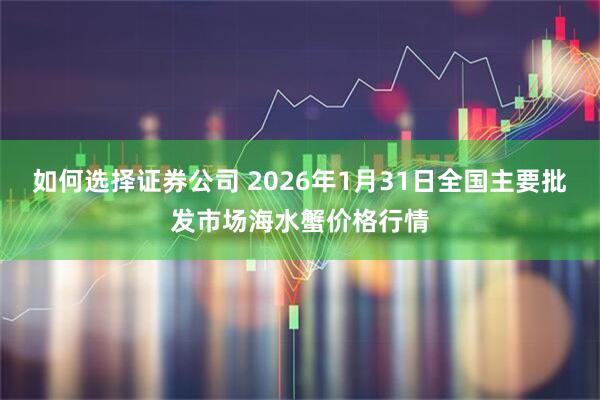 如何选择证券公司 2026年1月31日全国主要批发市场海水蟹价格行情